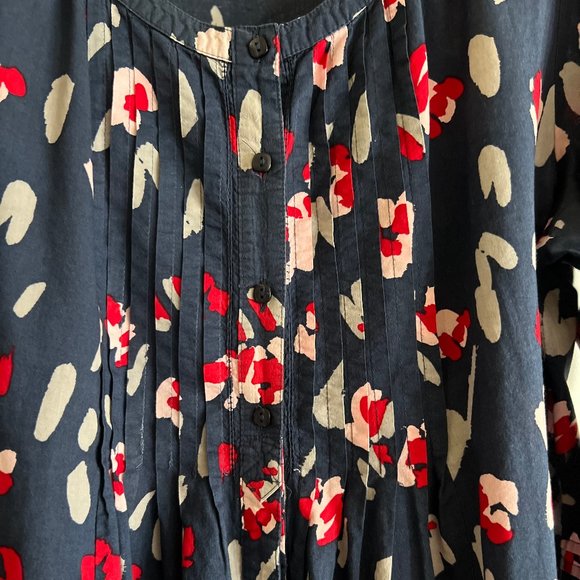 Navy Floral Tunic - Picture 4 of 6